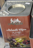 Kalamata olijven extra jumbo.19 kg.